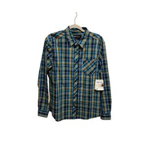 Marmot Plaid Drake Long Sleeve 62890 Button Shirt Men Size M